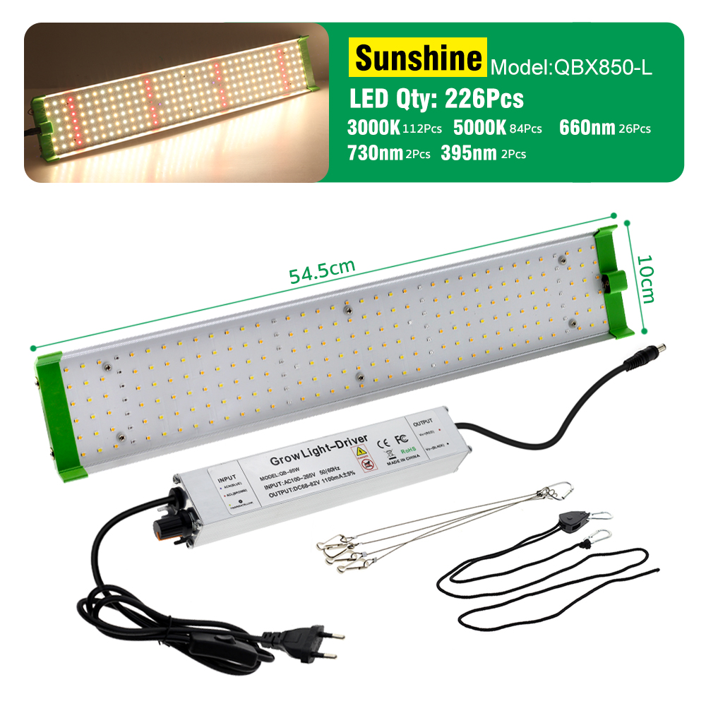 LED Grow Light Full Spectrum 850W LM281B Plant Grow Light for Indoor ...