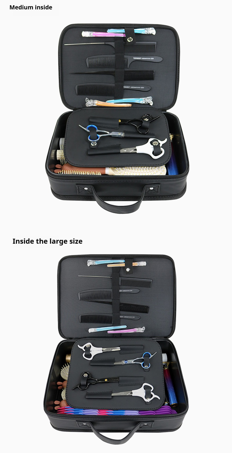 Salon Haridressing Bag Barber Haircut Scissor Bag Multi-Function ...