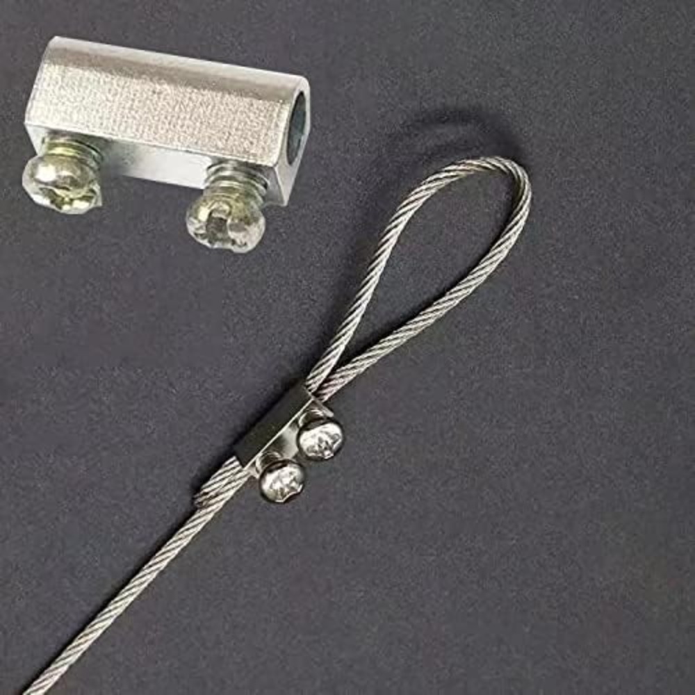 JOLEONS 30pcs Wire Rope Clamp, Stainless Steel Cable Clamps, Fixing ...