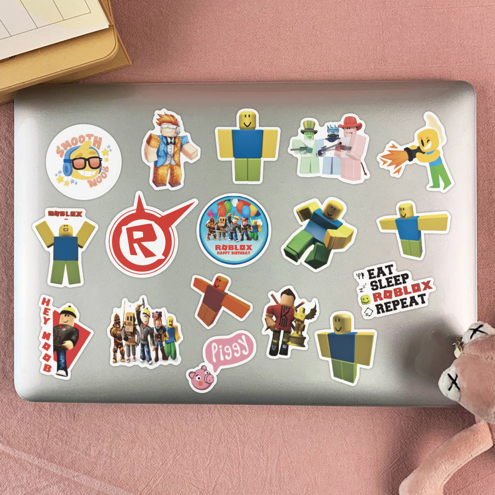 50Pcs Funny Roblox Series A VR Games DynaBlocks Stickers DIY Phone ...