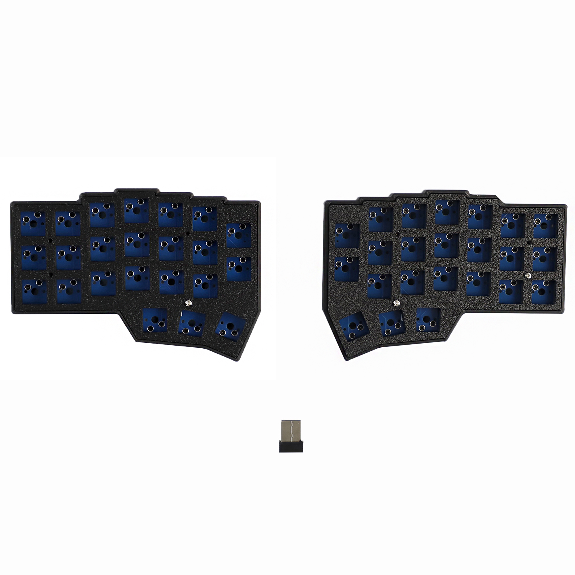 YMDK 2.4Ghz Wireless Split Corne V4.1 46 Ergonomic Hotswappable 40% ...