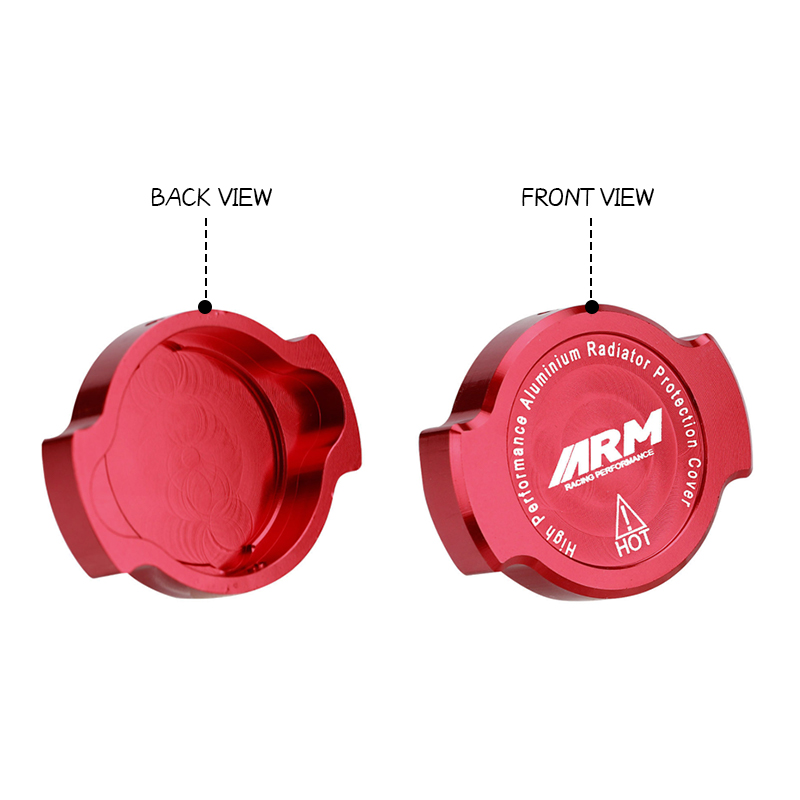 Universal Arm Radiator Cap Cover: Full CNC Aluminum with Decorative ...