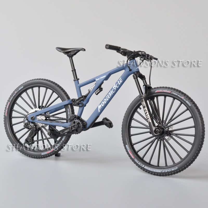1:8 Scala Modello Bicicletta da Downhill in Lega, Miniatura