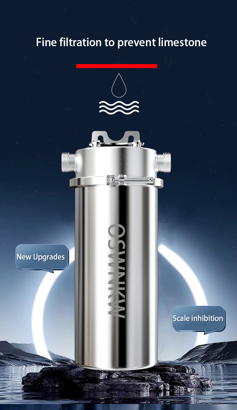Whole house descaling filter Anti-scale corrosion Hard water Three ...