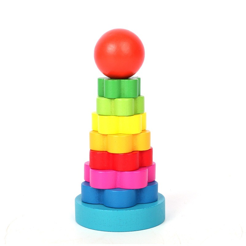 Wooden Toys Shape Puzzle Color Geometric Board Jigsaw Blocks ...