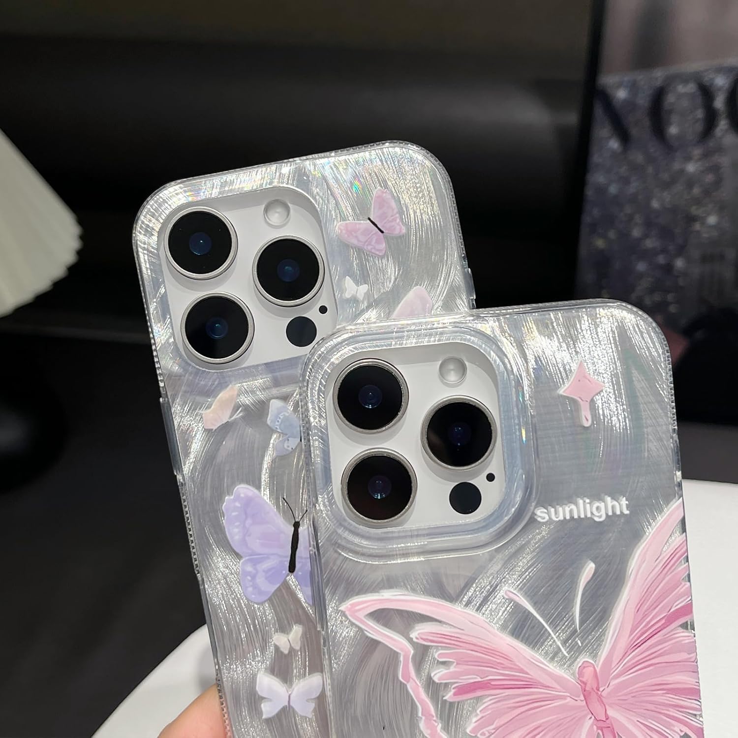 Anti-impacto Silicone Capinha Capa Fosco Lib&eacute;lulas IPhone 7 8 11 12 13 14 15 16 Pro Max Plus X Xs Xr Xsmax I.1393652484