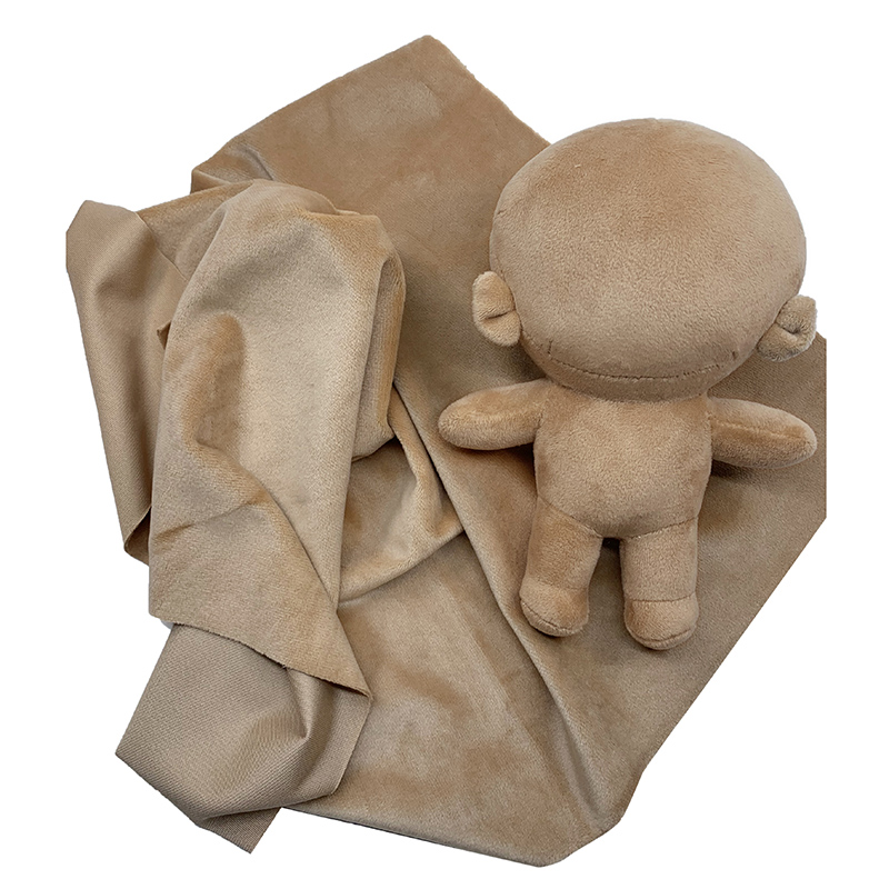 1mm Pile Length Skin Fabric Polyester Soft Thickened Cotton Doll ...