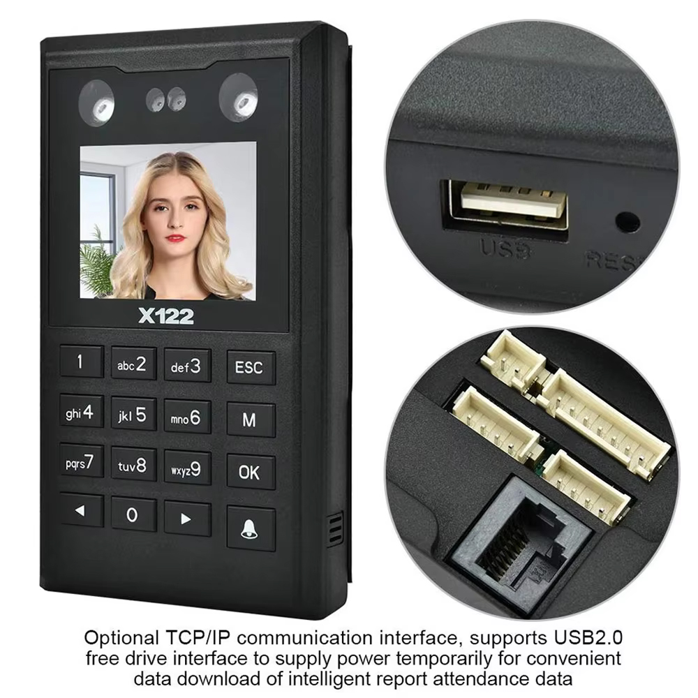 2.8inch TCP/IP USB RFID Keypad Software Fingerprint Biometrics Face ...