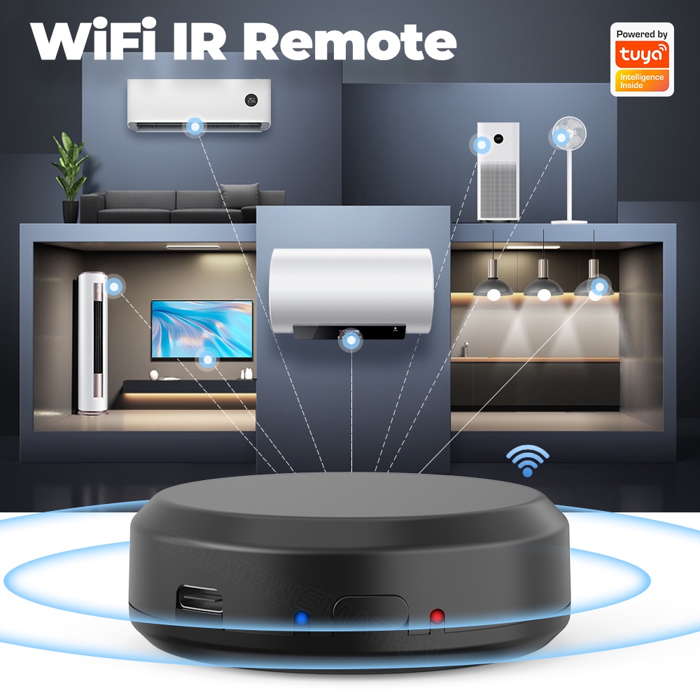 SMATRUL IR Remote Control Tuya Smart Wifi IR Remote Control Universal ...