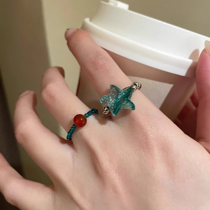 SENFAI Retro Drip Flashing Bee Ring For Women – Gold Plated Fashion Statement Ring