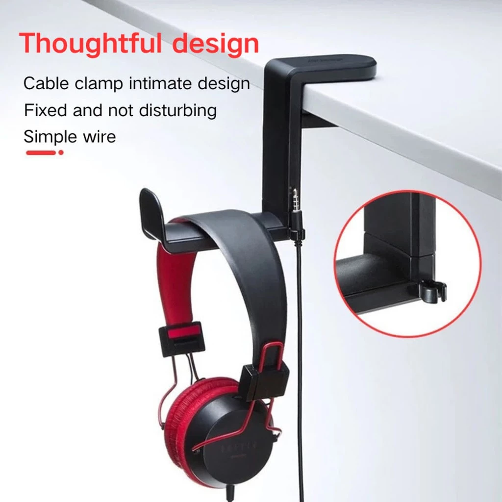 360-Degree Rotating Headphone Hook Holder for Gaming Headsets ...
