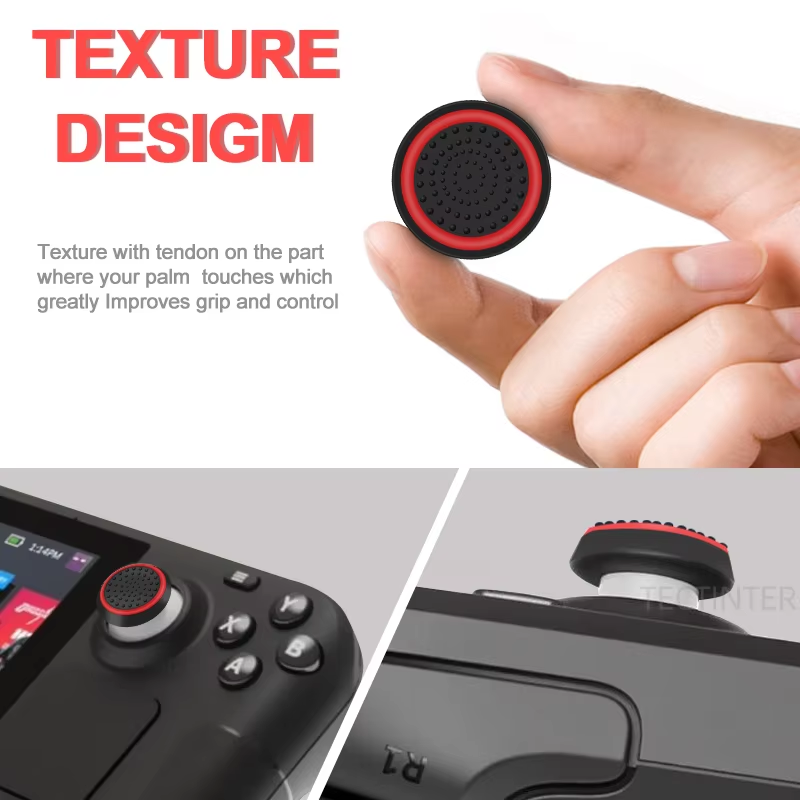 4Pcs Skeleton Thumbstick Caps for Xbox One/PS5/PS3/PS4/Switch pro ...