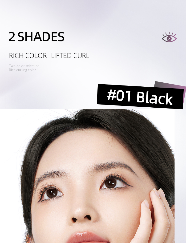 【All-day Wear】JMCY Stay Curl Mascara Slim Brush for Clump Long-Lasting ...