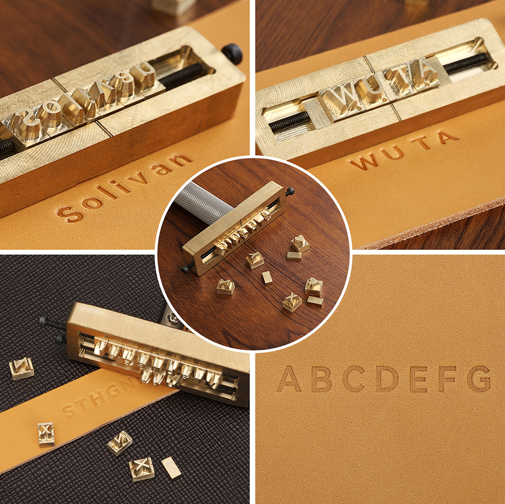 WUTA Copper Brass Stamping Letters Kit Numbers Alphabets Symbols Set ...