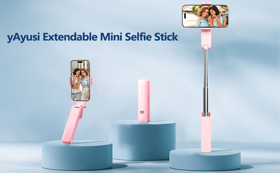 New Mini Handheld Selfie Stick Foldable Phone Holder With Bluetooth ...