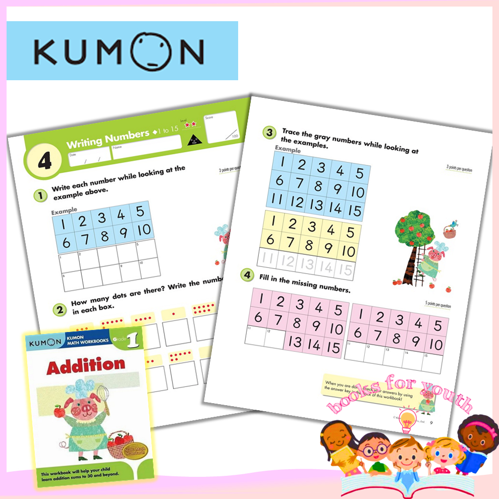 KUMON Math Workbooks For Graders [Activity Book] [Paperback] | Shopee ...