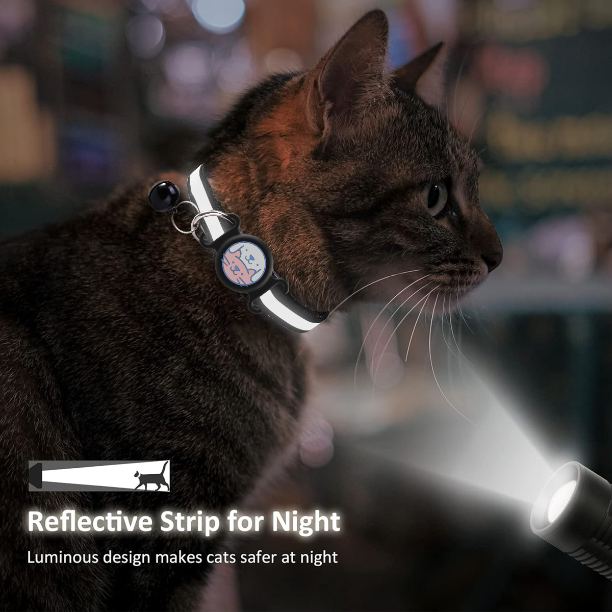 Cat Tracker Cat Collar GPS Pet Tracker Google Certified Pet Locator for ...