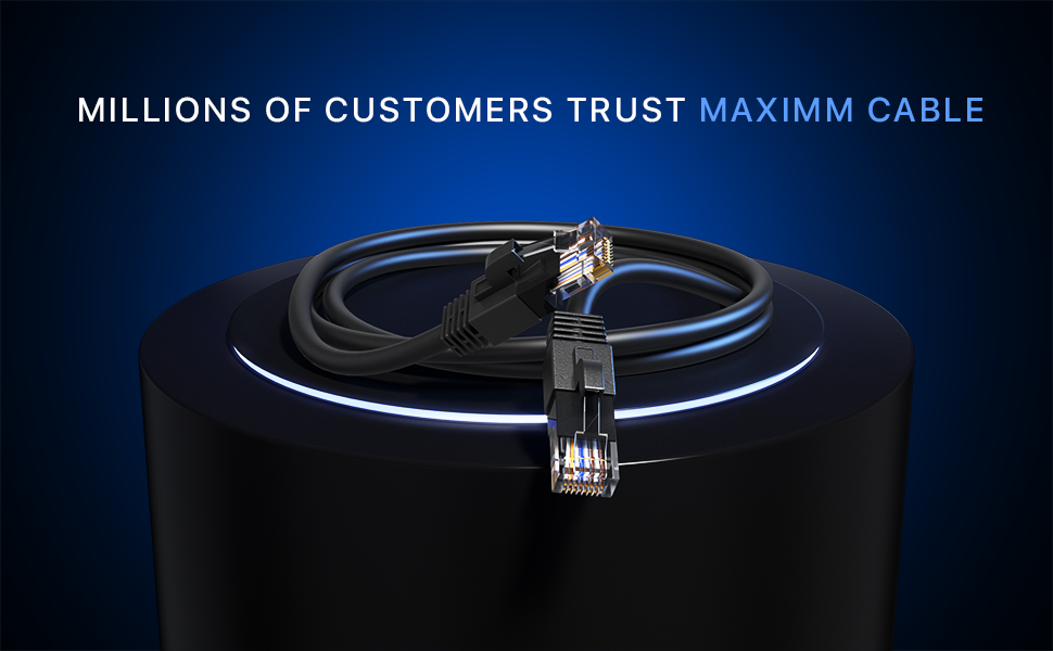 Cat6 Ethernet Cable 1000Mbps RJ45 LAN High Speed Network for Indoor ...