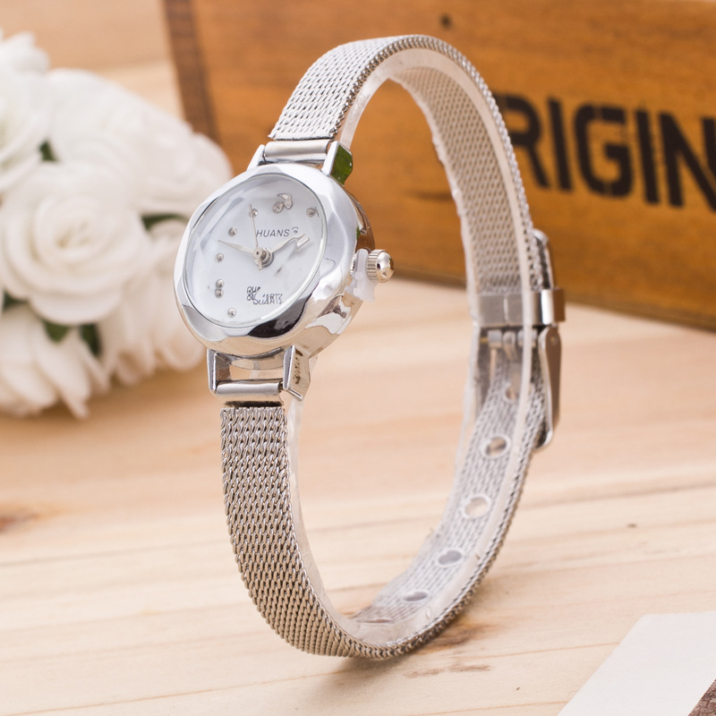 Ultra-thin mesh bracelet women's watch