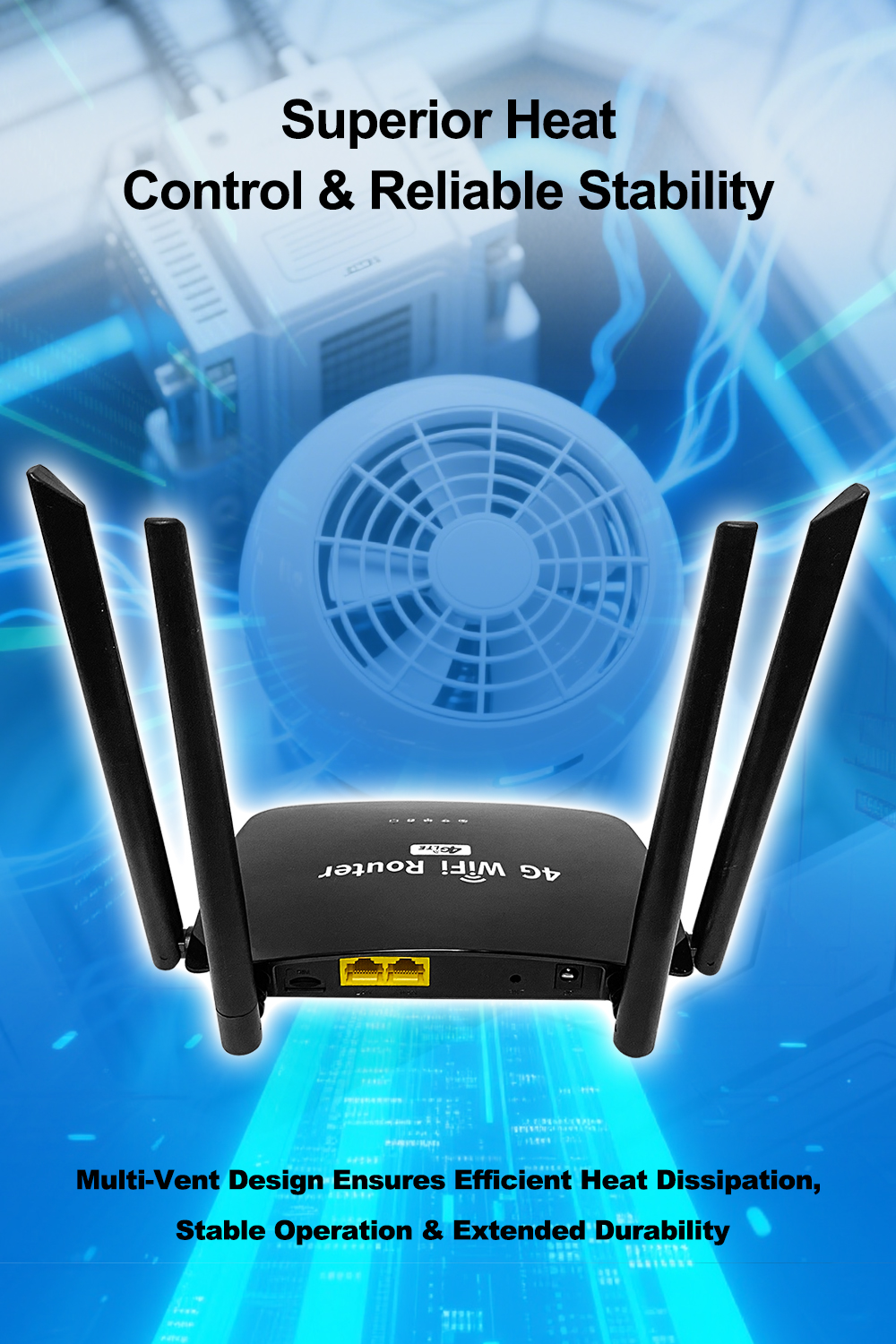 ZBTlink WE2008-C 4G Wifi Router With Sim Slot 500mbps 4x100m Lan Ports ...