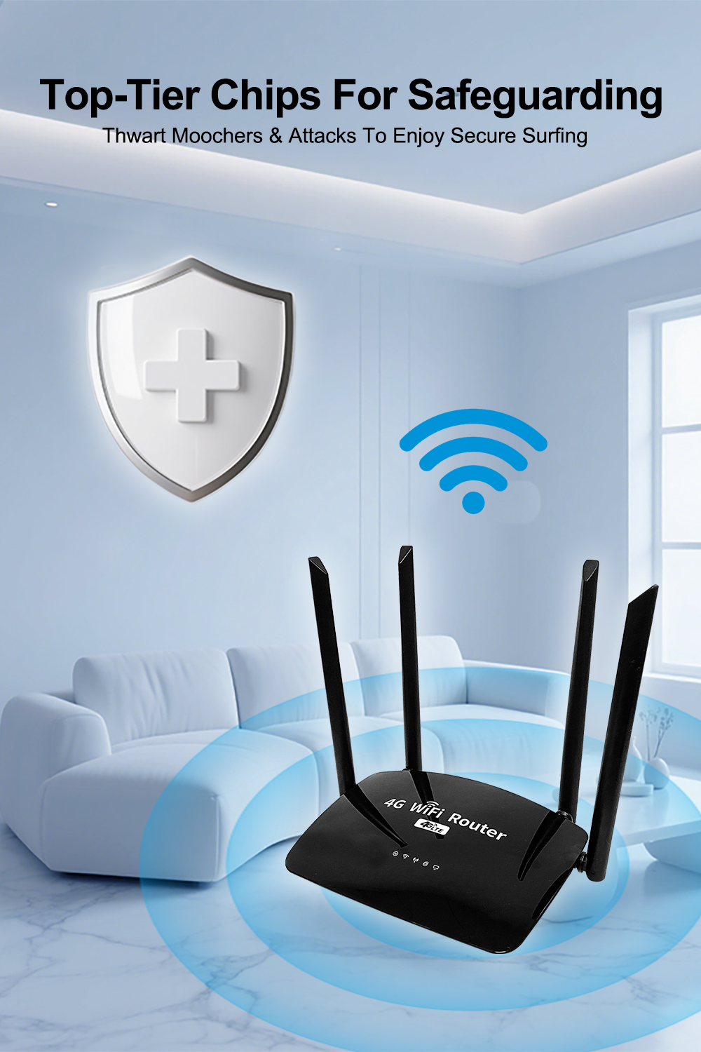 ZBTlink WE2008-C 4G Wifi Router With Sim Slot 500mbps 4x100m Lan Ports ...