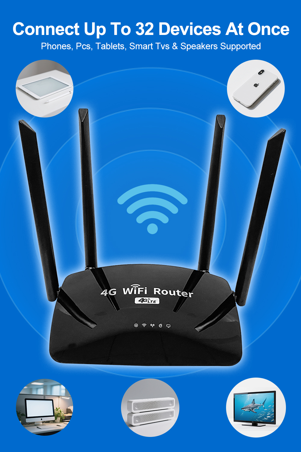 ZBTlink WE2008-C 4G Wifi Router With Sim Slot Open Line 500mbps 4x100m ...