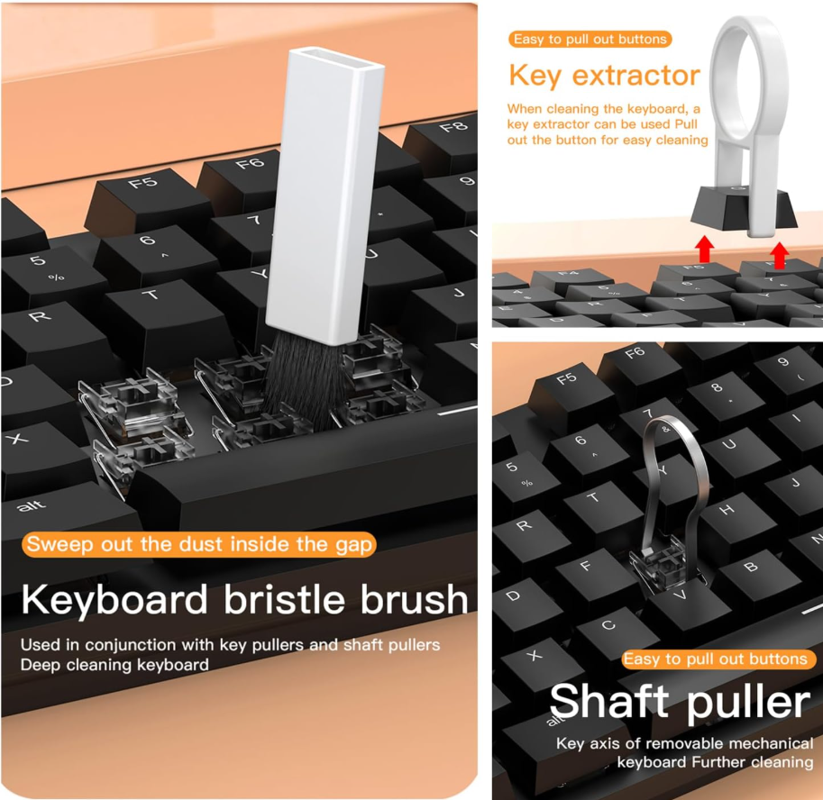 20 in 1 Keyboard Cleaning Brush Computer Earphone Cleaning tool keycap ...