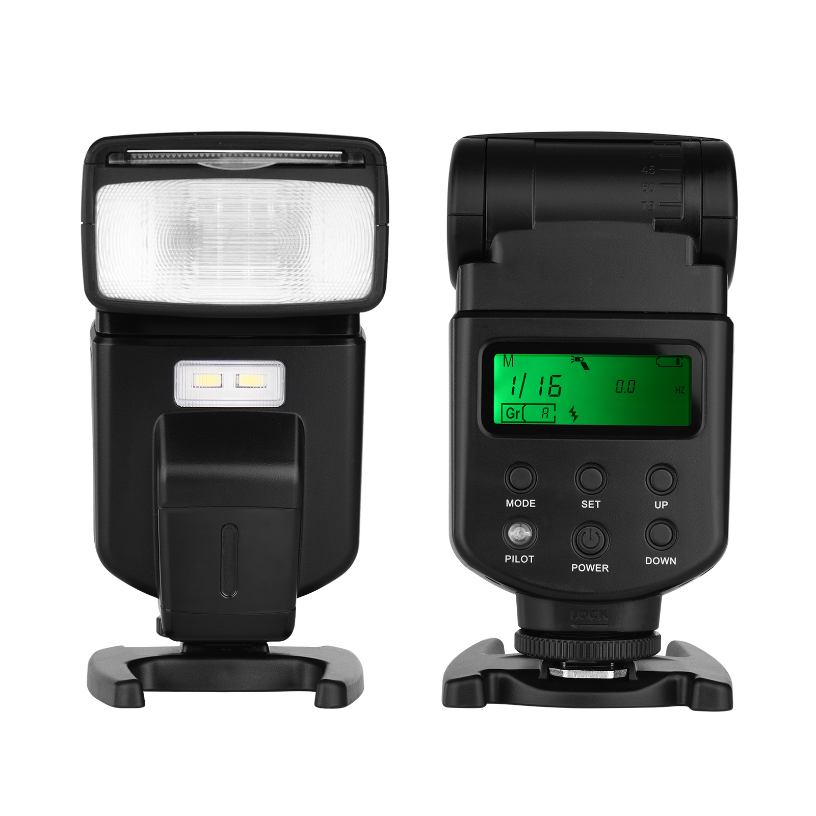 [Fast delivery]Andoer Universal Flash Speedlite GN40 Adjustable LED ...