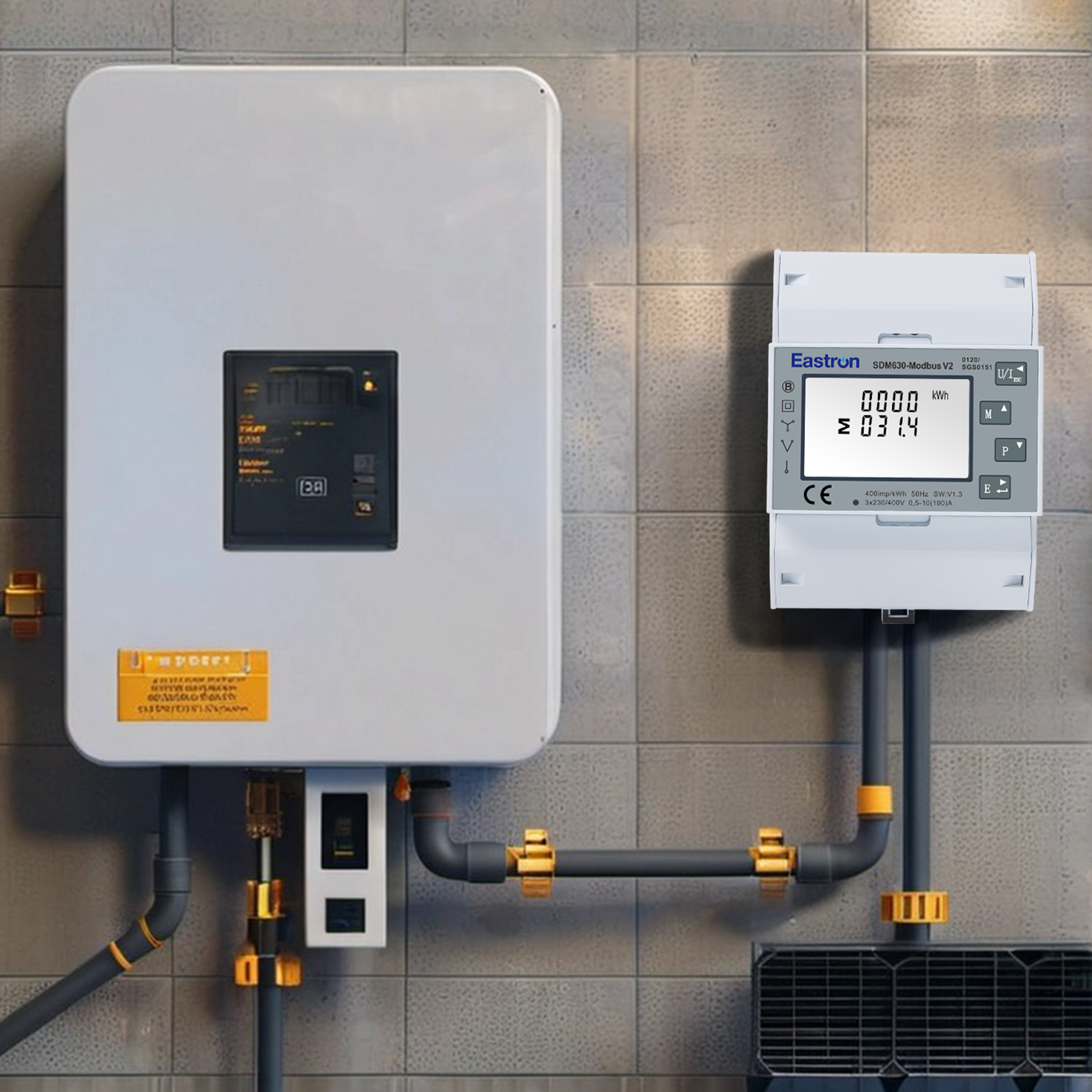 Growatt/Deye three-phase anti-backflow meter SDM630 Modbus V3 three ...