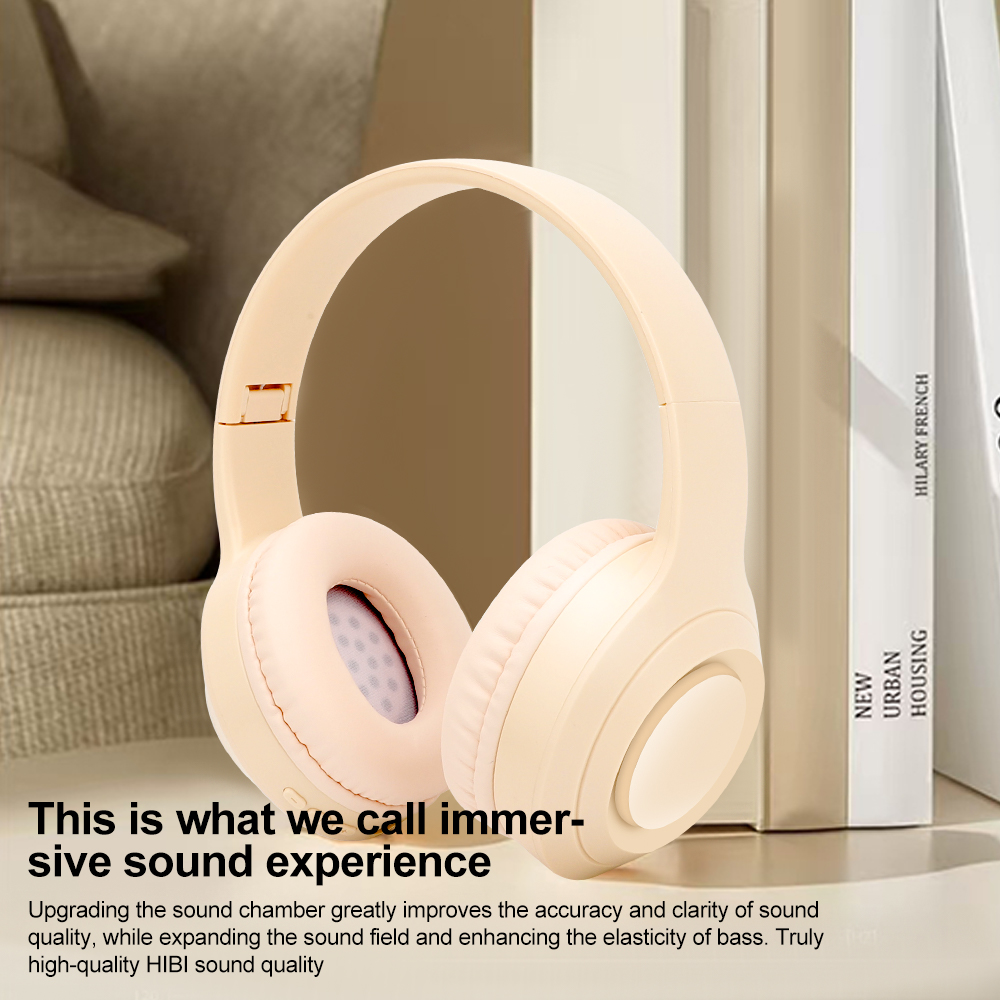 Wireless Headphones Bluetooth Earphones Noise Reduction 3.5MM Jack ...