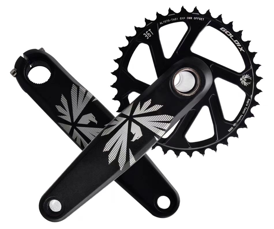 GOLDIX Bicycle Crankset GXP MTB Bike Crank Chainring Bike 170mm 175mm ...