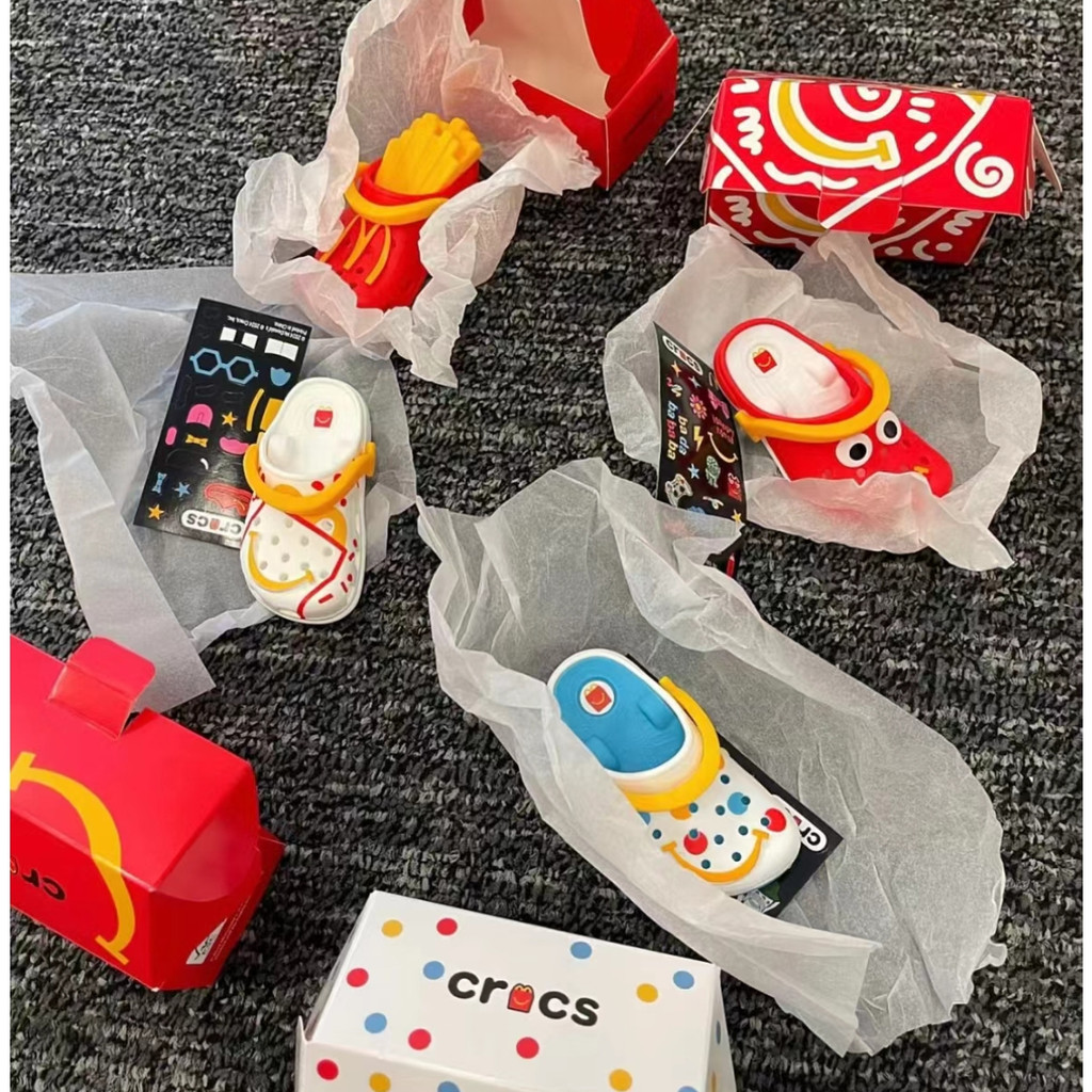 1PC Mcdonalds Crocs Keychain Mini Mcdo Crocs Keychain Happy Meal ...