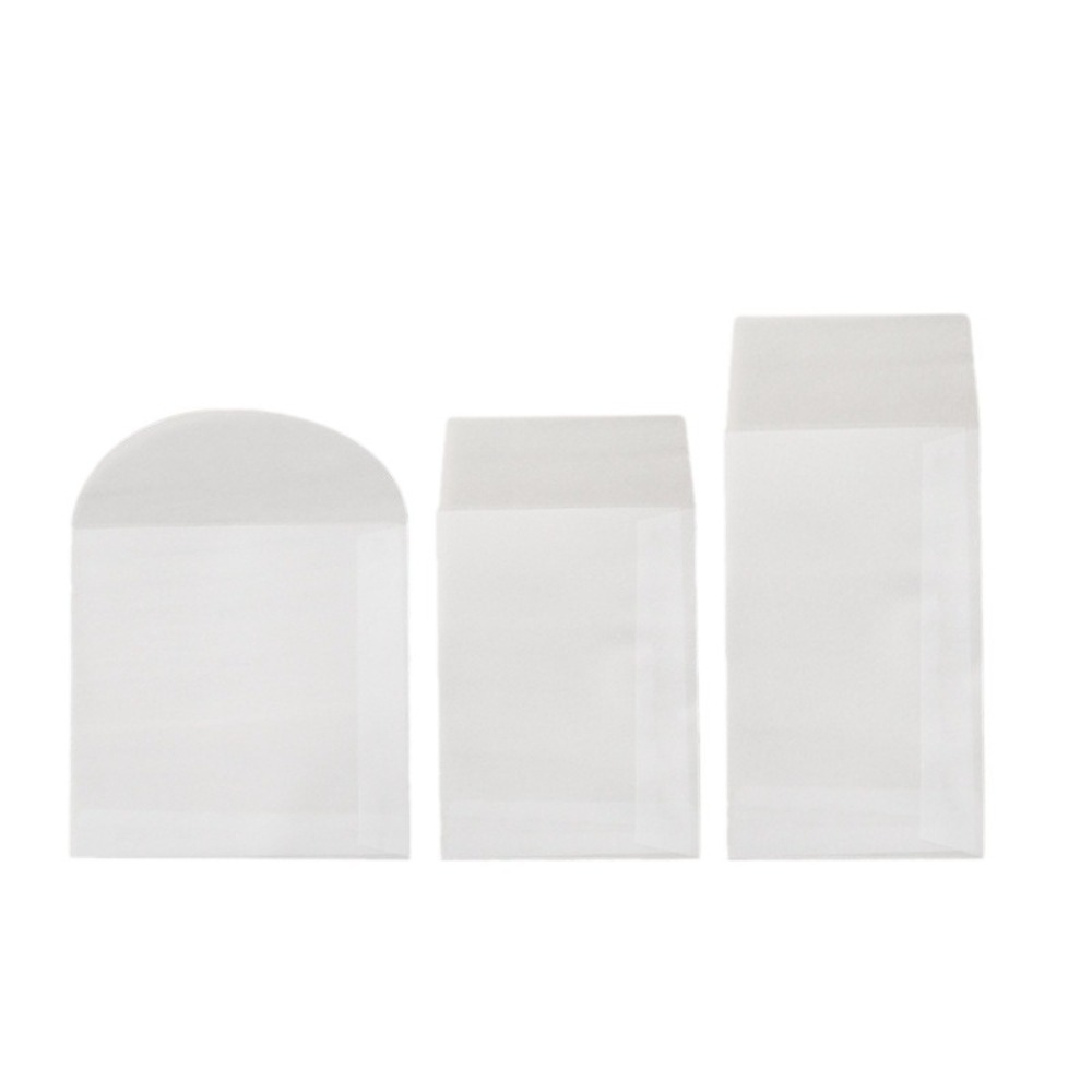 LUMINISCENCIA 100pcs/lot Blank Translucent Envelope, Invitations ...
