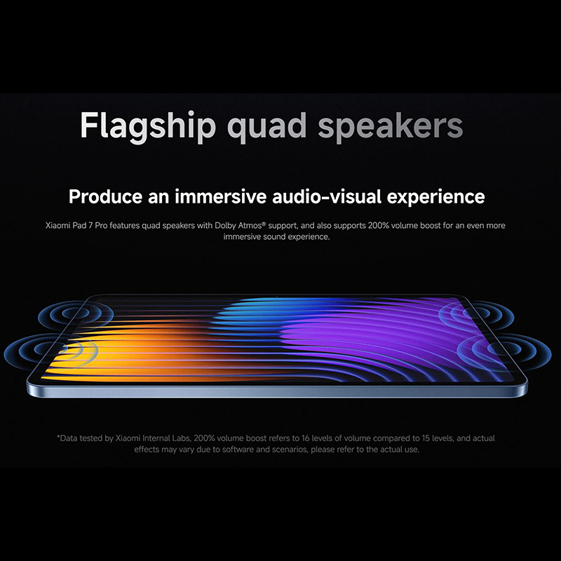 Tablette Xiaomi Pad 7 - 8+256 Go, écran Haute Luminosité, Batterie 8850 MAh, Snapdragon 7+ Gen 3 - Version WiFi, Chargeur Inclus (Vert)