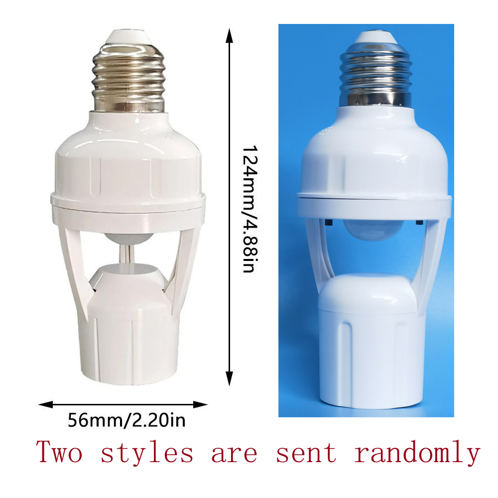 Switch Lamp Socket Adapter Converter Human Body Sensing Infrared Human ...