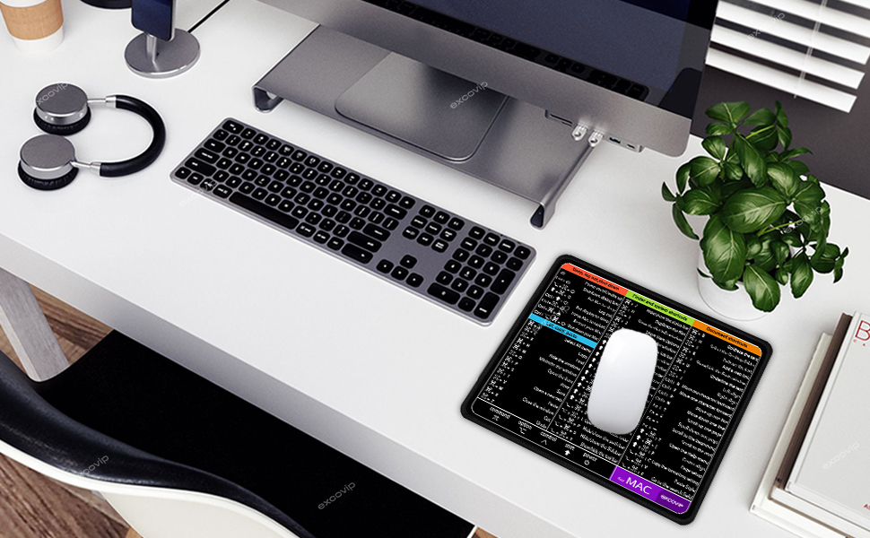Excovip English Version Mac Shortcut Keyboard Mouse Pad Soft ...