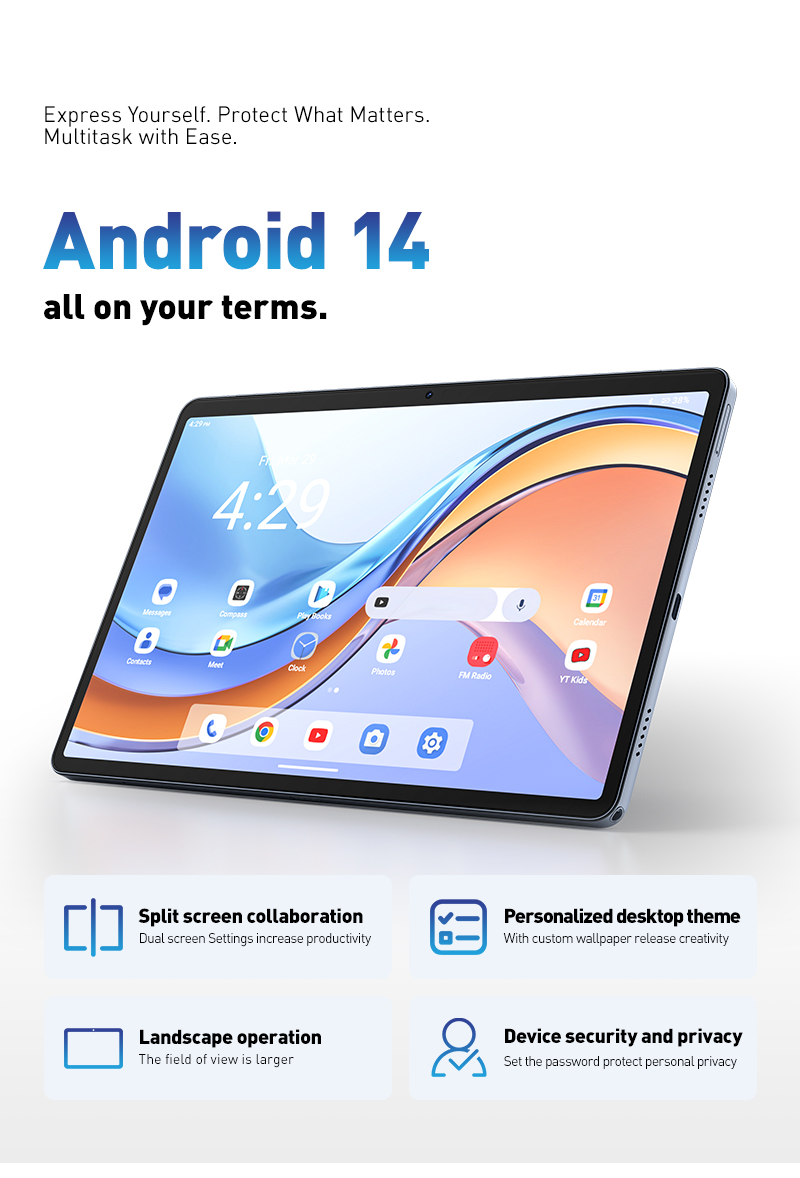 SUXI Poker A3 Tablet Game 12+128GB 4G Dual Sim students