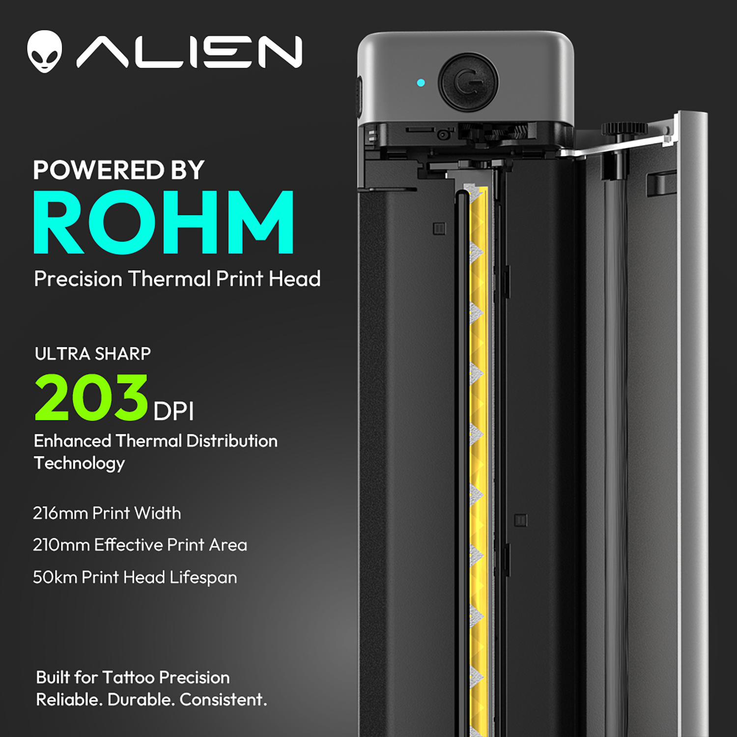 INKONE RS100 Tattoo printer Stencil Printer Thermal Wireless Tattoo ...