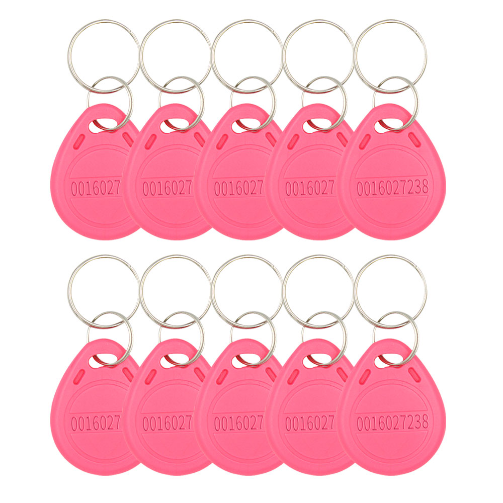 10pcs/lot TK4100 125khz RFID Keychain Card Tag Key ID Keyfob Door Entry ...