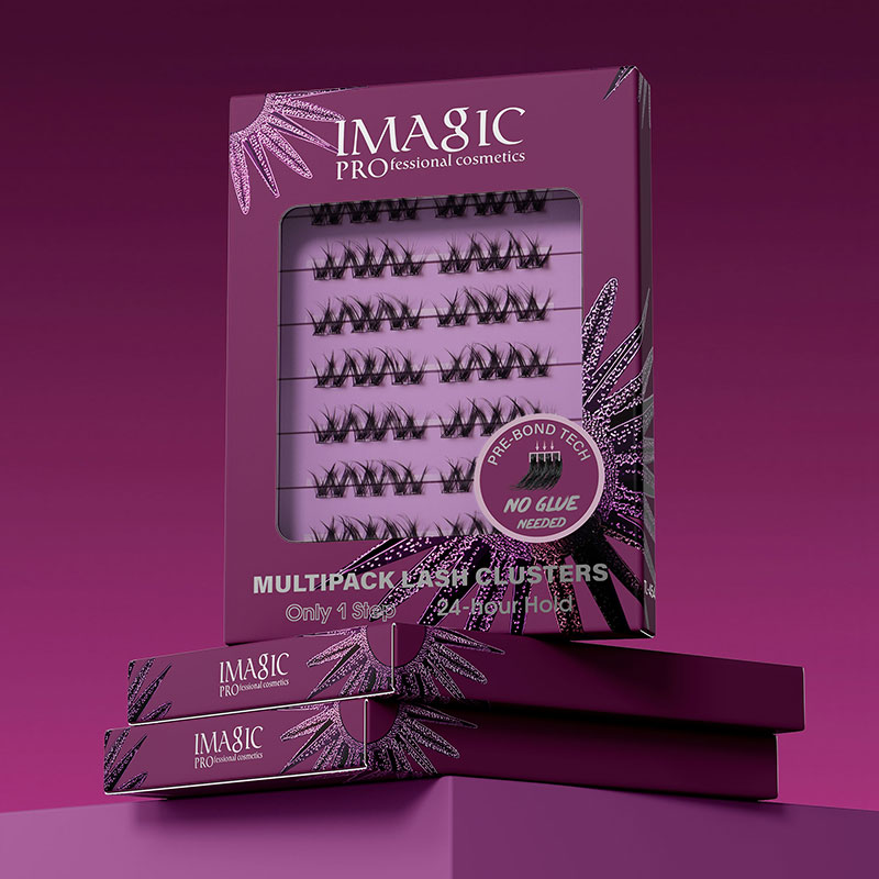 IMAGIC Multipack Lash Clusters 5 Styles No Glue Need Reusable 24H Hold ...