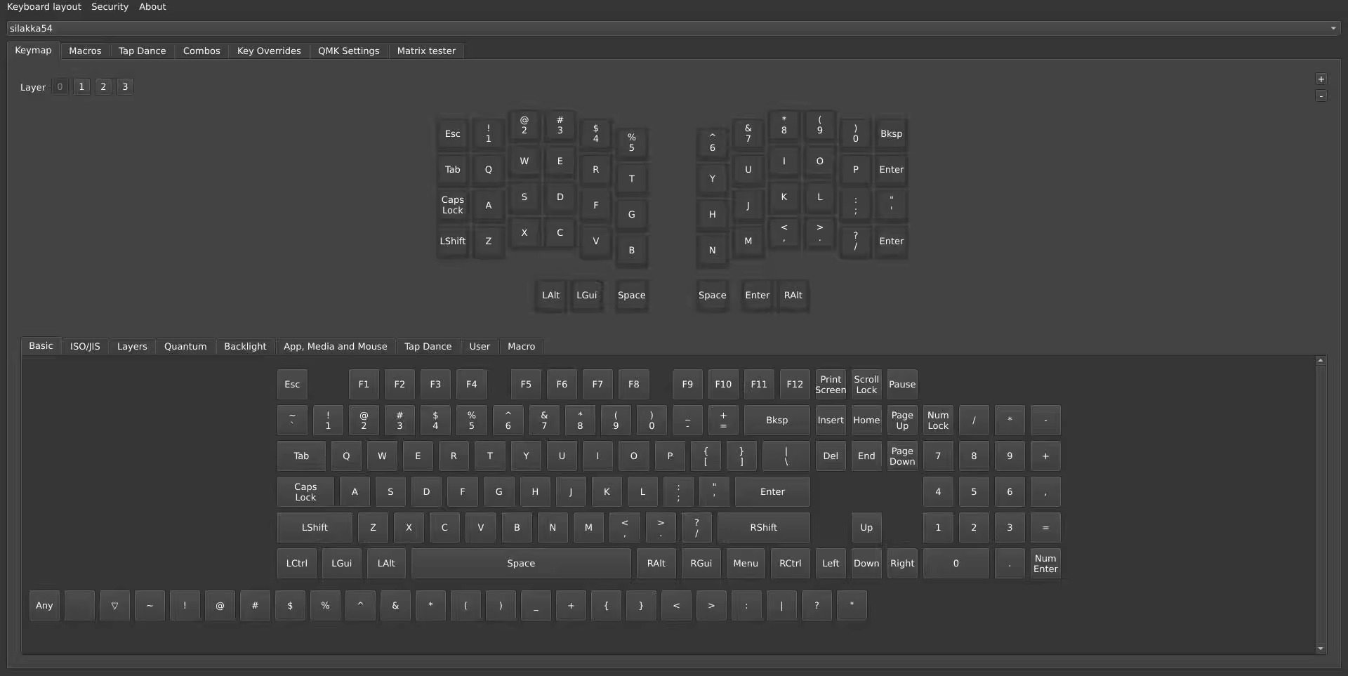 Silakka54 Split keyboard two-handed split ergonomic QMK split hot ...