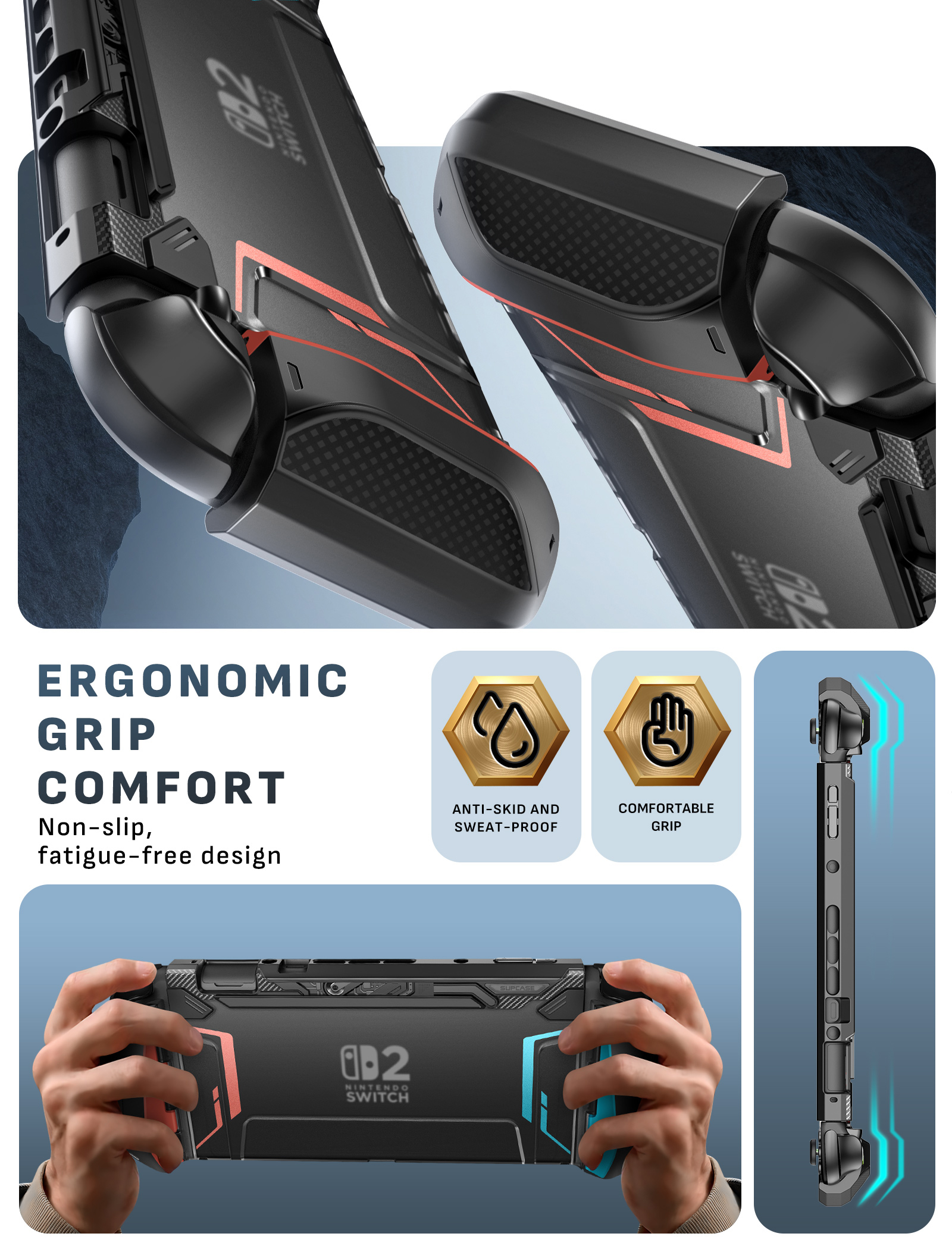 SUPCASE Dockable Blade Series Case for Nintendo Switch 2 2025 TPU Grip ...