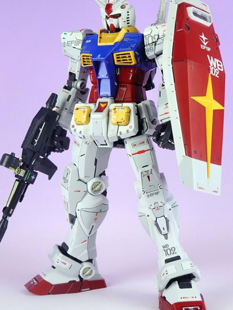 Daban PGU RX-78-2 1/60 PG PGU Yuanzu 2.0-RX-78-2 Explosive Armor With ...