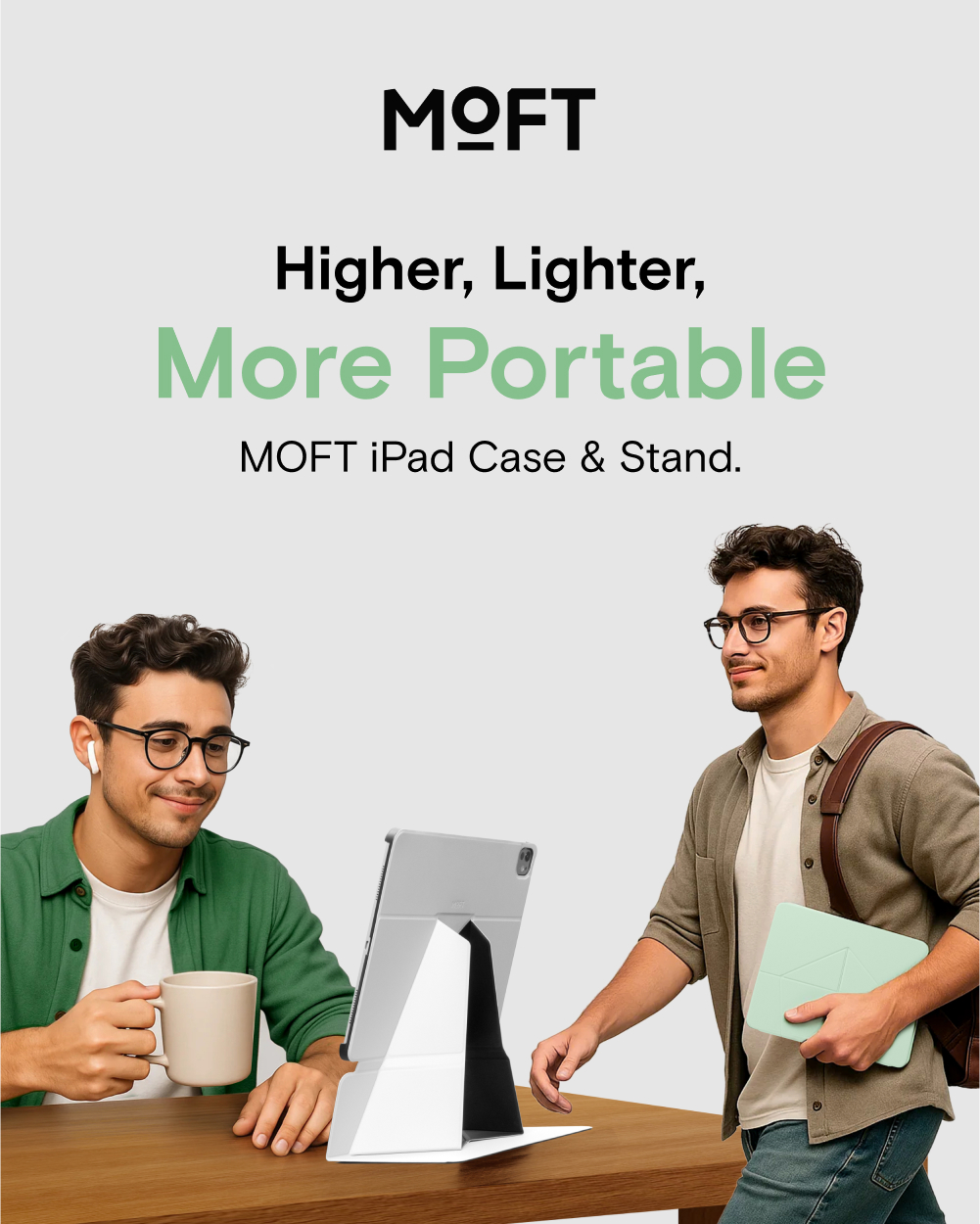 MOFT Float Folio Case for iPad Air 6th Gen 11'' M2/M3 2025 & Pro 13 ...