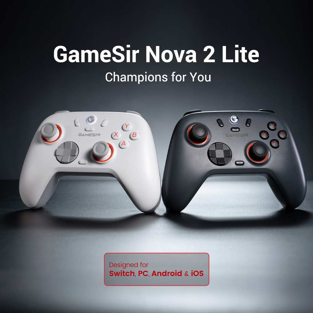 GameSir Nova 2 Lite Gamepads PC Switch 2 Gaming Controller for Nintendo ...