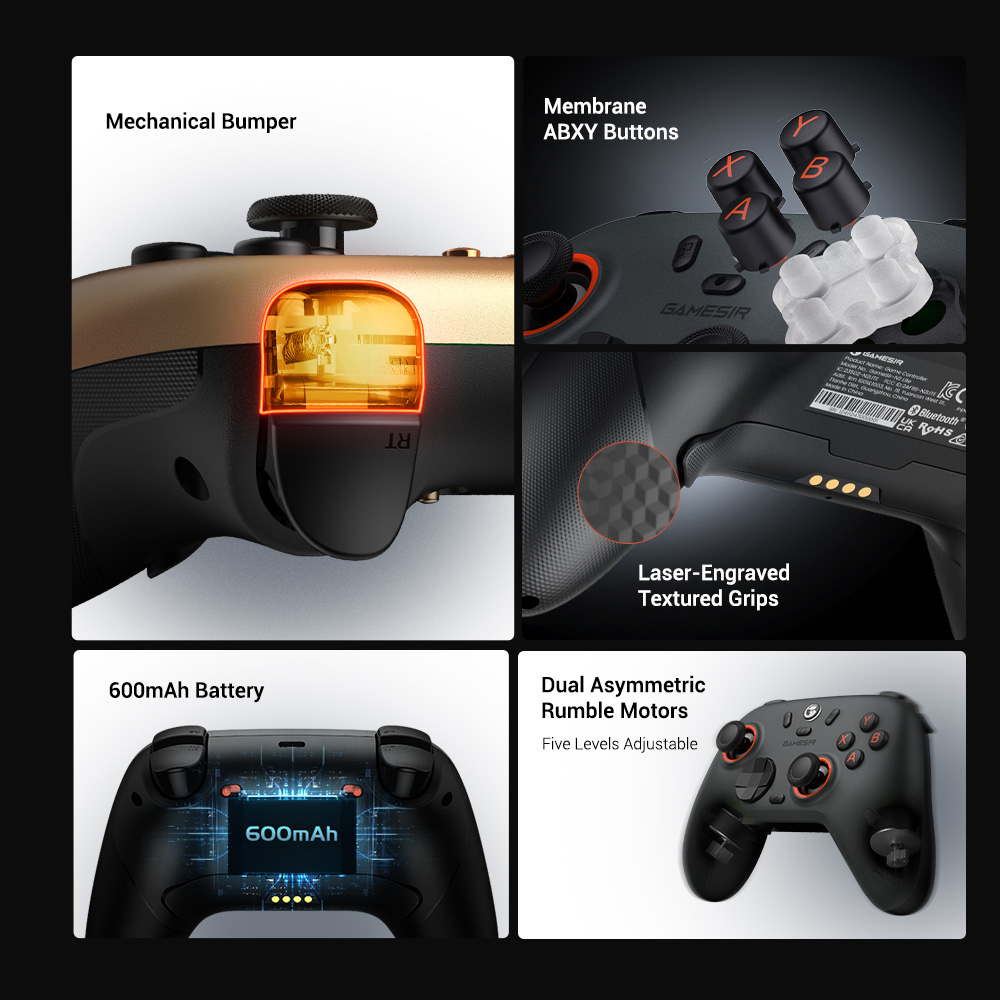GameSir Nova 2 Lite Gamepads PC Switch 2 Gaming Controller for Nintendo ...