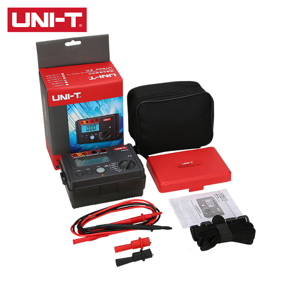 UNI-T UT501A UT502A 1000V Insulation Earth Ground Resistance Meter ...