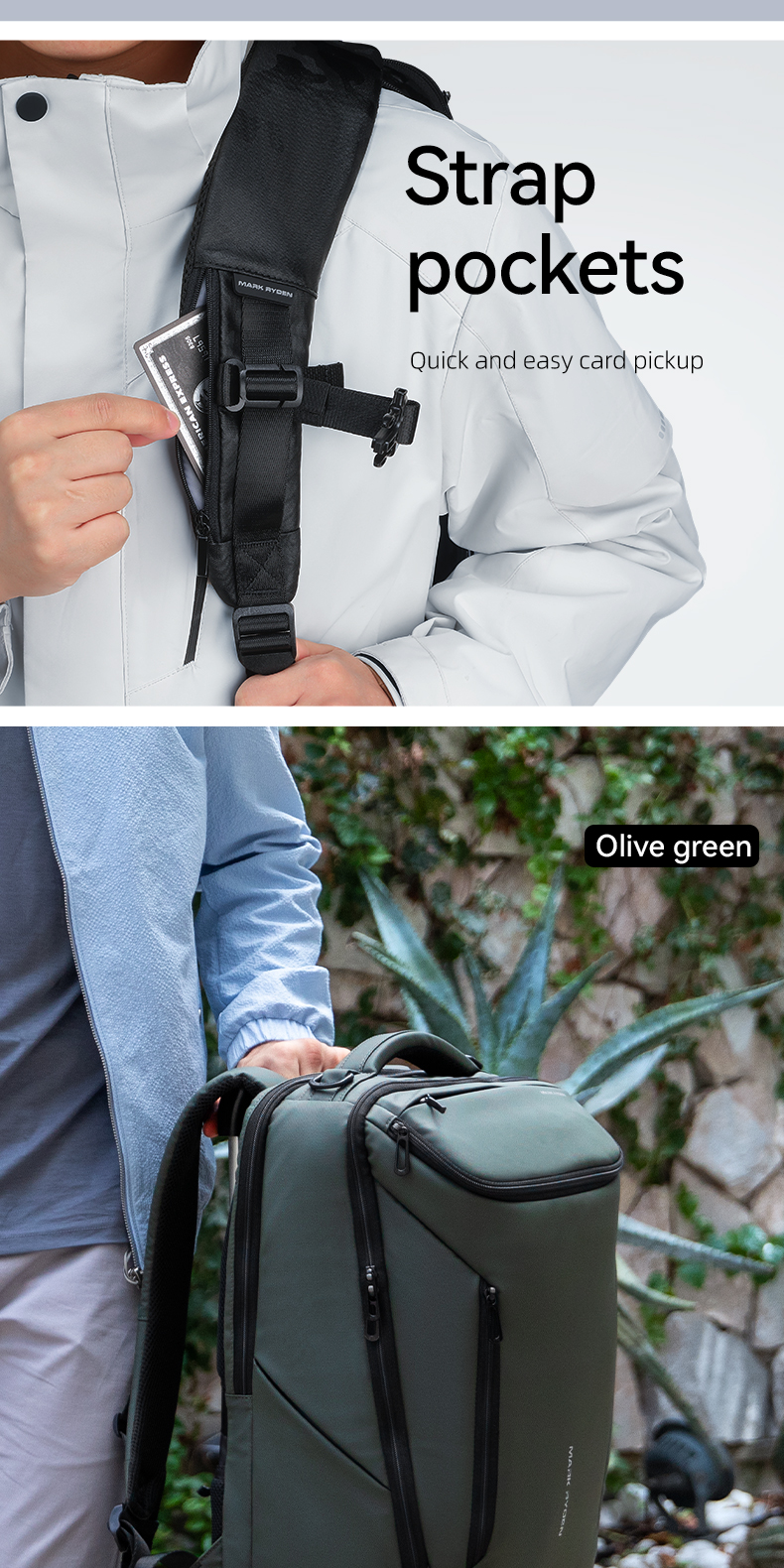 Mark Ryden Travel Backpack for Men Fits in 17.3 inch Laptop | Shopee ...