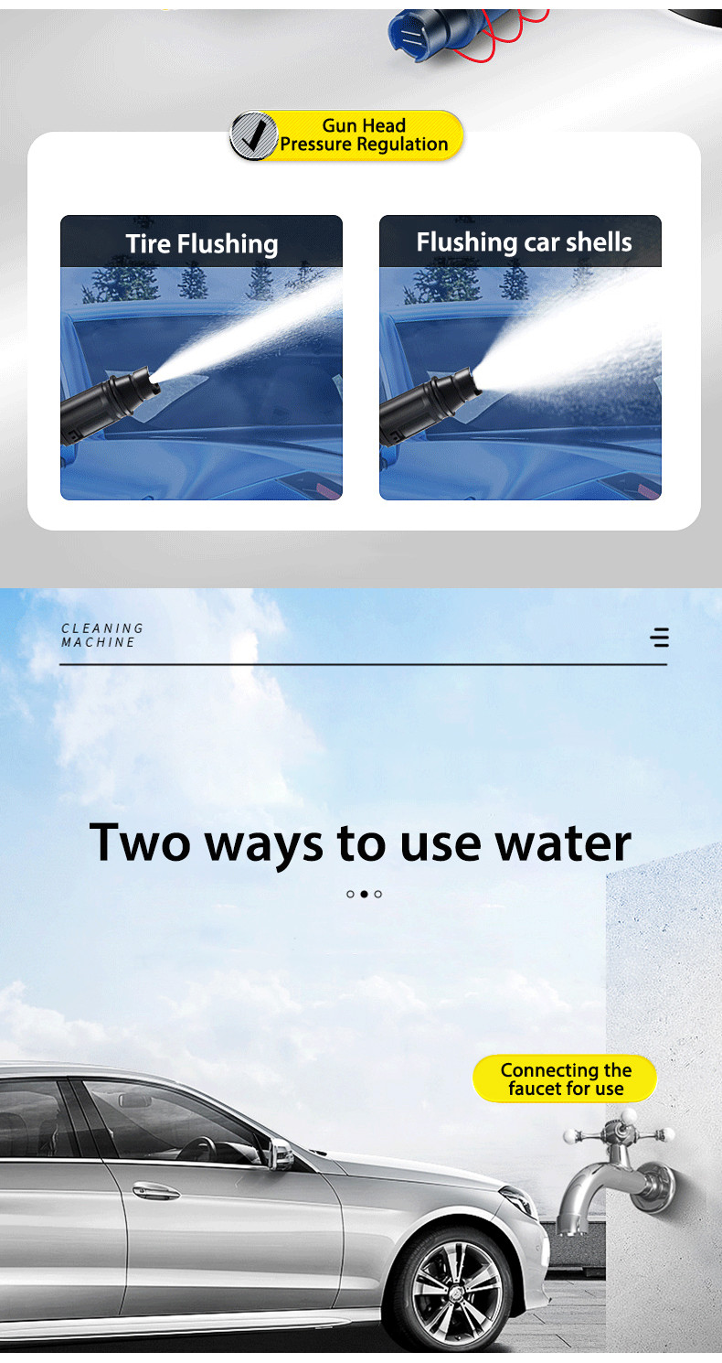 SOARFLY High pressure water jet car washer household cleaner spray car ...