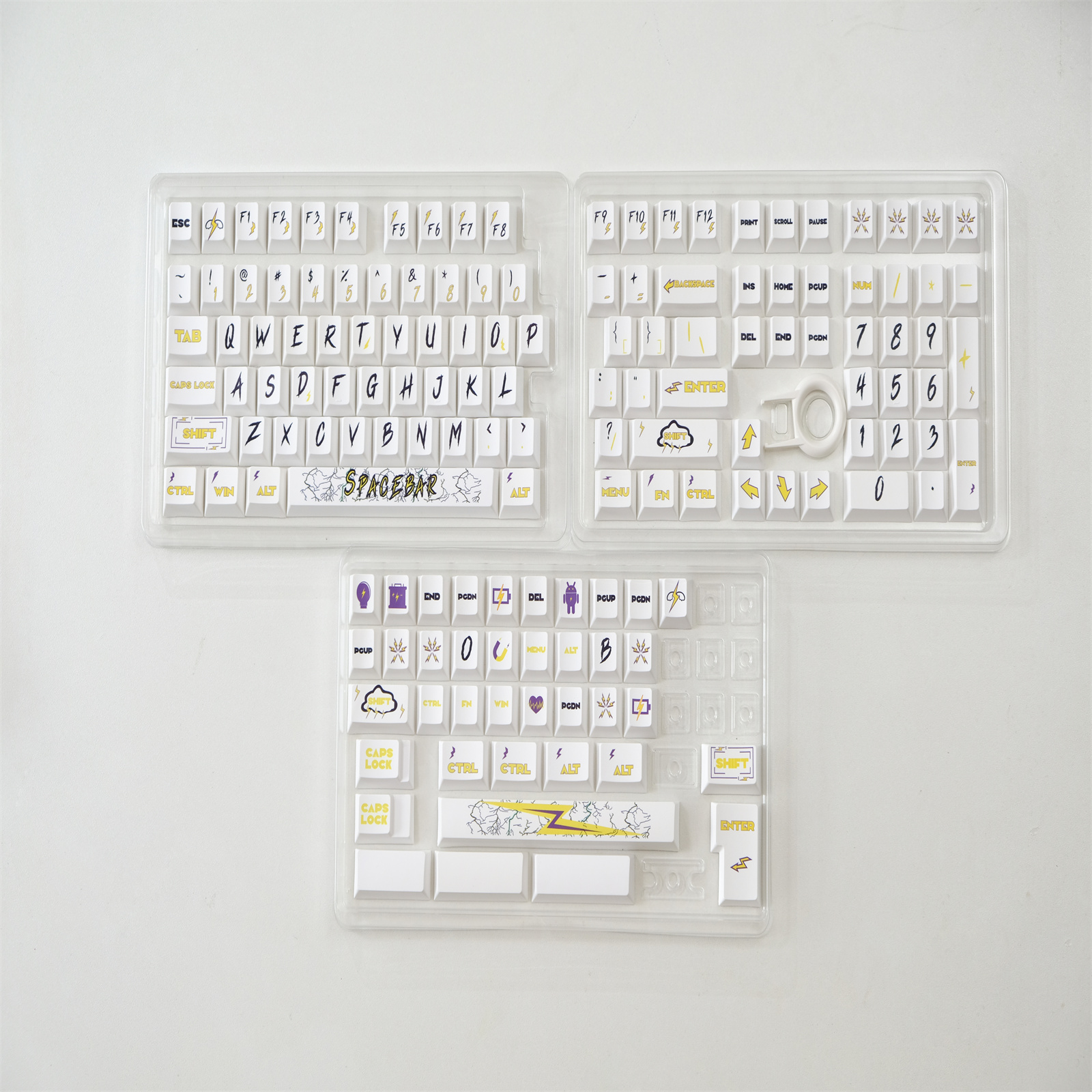 Lightning Keycaps 151 Key PBT Material Cherry Profile for CHERRY MX ...